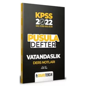 Doğru Tercih 2022 KPSS Vatandaslik Pusula Defter Ders Notları
