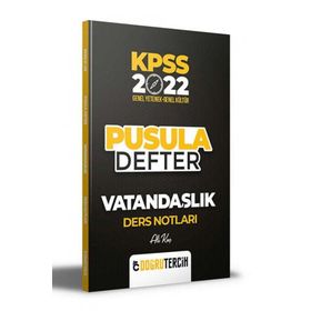 Doğru Tercih 2022 KPSS Vatandaslik Pusula Defter Ders Notları