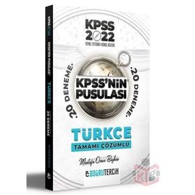 Doğru Tercih Yayınları 2022 Kpss Pusulası Türkçe Tamamı Çözümlü 20 Deneme