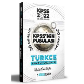 Doğru Tercih Yayınları 2022 Kpss Pusulası Türkçe Tamamı Çözümlü 20 Deneme