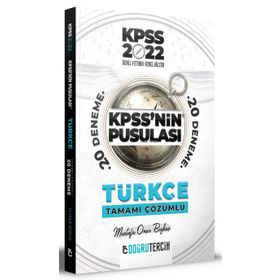 Doğru Tercih Yayınları 2022 Kpss Pusulası Türkçe Tamamı Çözümlü 20 Deneme