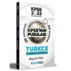 Doğru Tercih Yayınları 2022 Kpss Pusulası Türkçe Tamamı Çözümlü 20 Deneme
