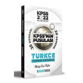 Doğru Tercih Yayınları 2022 Kpss Pusulası Türkçe Tamamı Çözümlü 20 Deneme