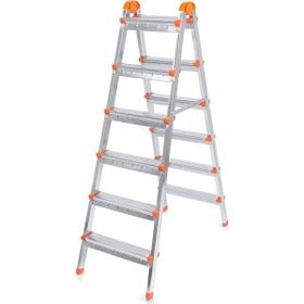 Doğrular 12506 Çift Çıkışlı 6+6 Metal Merdiven