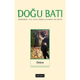 Doğu Batı Dergileri - Doğu Batı Düşünce Dergisi Yıl: 23 / Sayı: 94