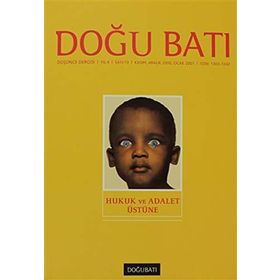 Doğu Batı Düşünce Dergisi Sayı: 13 Hukuk ve Adalet Üstüne
