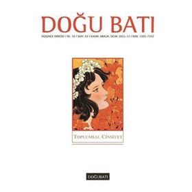 Doğu Batı Düşünce Dergisi Sayı: 63 - Toplumsal Cinsiyet - Kolektif