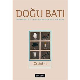 Doğu Batı Düşünce Dergisi Yıl: 22 - Sayı: 87 - Kolektif