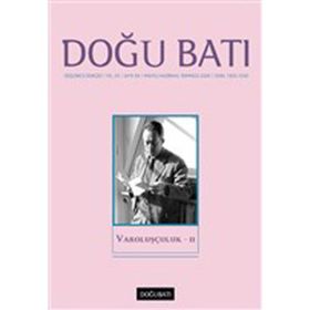 Doğu Batı Düşünce Dergisi Yıl: 23 / Sayı: 93 Mayıs, Haziran, Temmuz 2020