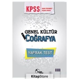 Doktrin Yayınları KPSS Genel Kültür Coğrafya Yaprak Test