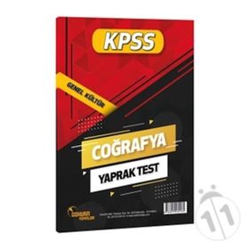 Doktrin Yayınları KPSS Genel Kültür Coğrafya Yaprak Test