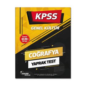 Doktrin Yayınları KPSS Genel Kültür Coğrafya Yaprak Test