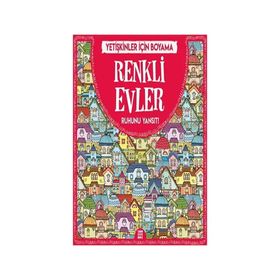 Dokuz Yayınları Renkli Evler Büyükler İçin Boyama