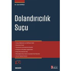 Dolandırıcılık Suçu - Meral Ekici Şahin