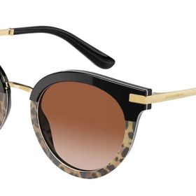 Dolce & Gabbana 0g 4394 324413 50 Ekartman Kadın Güneş Gözlüğü - Kahverengi