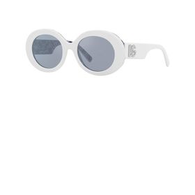 Dolce & Gabbana DG 4448 337155 51 Kadın Oval Beyaz Kemik Güneş Gözlüğü