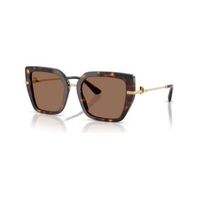 Dolce & Gabbana DG 4474 50273 53 Kadın Kelebek Kırçıllı Kahverengi Kemik Güneş Gözlüğü