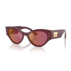 Dolce & Gabbana DG 4480 3442D0 53 Kadın Kelebek Bordo Kemik Güneş Gözlüğü