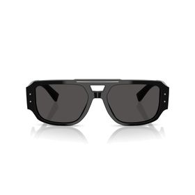 Dolce & Gabbana DG 4482 28209A 57 Pilot Siyah Kemik Erkek Güneş Gözlüğü