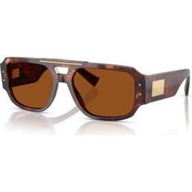Dolce & Gabbana DG 4482 322273 57 Pilot Kırçıllı Kırmızı Kemik Erkek Güneş Gözlüğü