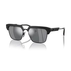 Dolce & Gabbana DG 6185 25256G 55 Siyah Aynalı Unisex Güneş Gözlüğü