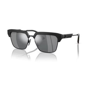 Dolce & Gabbana DG 6185 25256G 55 Siyah Aynalı Unisex Güneş Gözlüğü