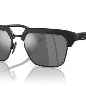 Dolce & Gabbana DG 6185 25256G 55 Siyah Aynalı Unisex Güneş Gözlüğü