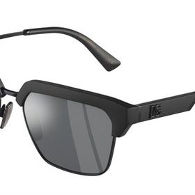 Dolce & Gabbana DG 6185 25256G 55 Siyah Aynalı Unisex Güneş Gözlüğü