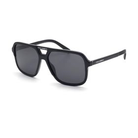 Dolce & Gabbana DG4354 501/87 58 Erkek Güneş Gözlüğü - Siyah