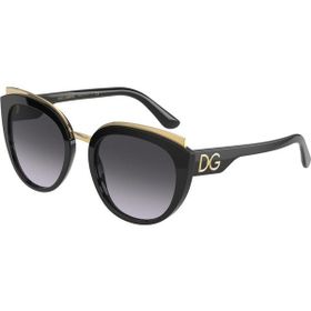 Dolce & Gabbana DG4383 501/8G 54 Siyah Kadın Güneş Gözlüğü