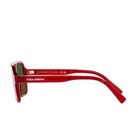 Dolce & Gabbana DX 4003 340971 50 Kırmızı Kare Çocuk Güneş Gözlüğü
