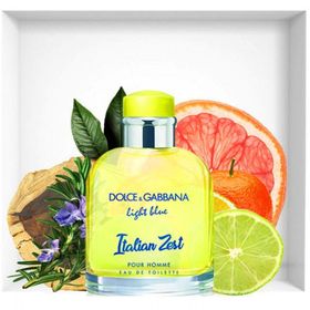 Dolce & Gabbana Light Blue Pour Homme Italian Zest EDT 125 ml Erkek Outlet-Teşhir Parfüm