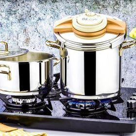 Dolce Gold 4 + 8 lt Düdüklü Tencere Seti