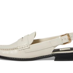 Dolce Vita Hardi Fildişi Buruşuk Patent Kadın Loafer Ayakkabı