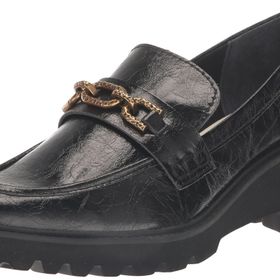 Dolce Vita Harlen Gece Yarısı Kırışıklık Patenti Kadın Loafer Ayakkabı