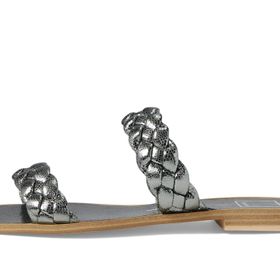 Dolce Vita Indy Grafit Metalik Stella Düz Kadın Sandalet