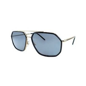 Dolce&Gabbana 2285 02/81 60 Erkek Gold Geometrik Çerçeve Güneş Gözlüğü