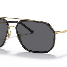 Dolce&Gabbana 2285 02/81 60 Erkek Gold Geometrik Çerçeve Güneş Gözlüğü
