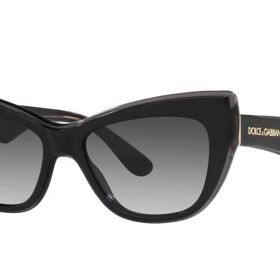 Dolce&Gabbana 4417 3246/8G 54 Siyah Çekik Çerçeve Kadın Güneş Gözlüğü