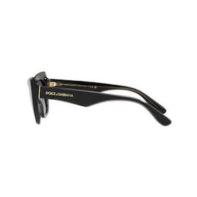 Dolce&Gabbana 4417 3246/8G 54 Siyah Çekik Çerçeve Kadın Güneş Gözlüğü