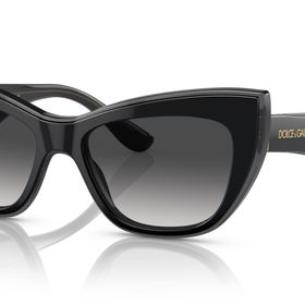 Dolce&Gabbana 4417 3246/8G 54 Siyah Çekik Çerçeve Kadın Güneş Gözlüğü