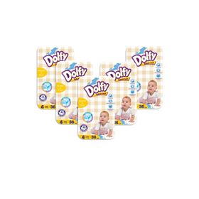 Dolfy No:4 Maxi 180 Adet Bebek Bezi