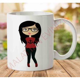 Doll Png Clipart Baskılı Kupa Bardak