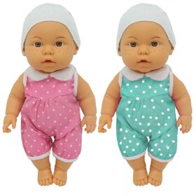 Dollz'n More Bebelou 35 cm Doktor Zamanı Sesli Bebek Seti
