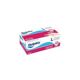 Dolphin 100 Adet L Vinil Pudrasız Muayene Eldiveni
