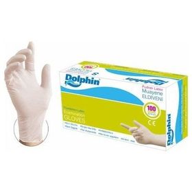 Dolphin 100 Adet Large Pudralı Muayene Eldiveni