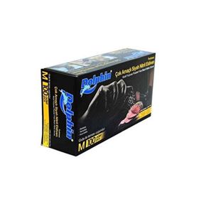 Dolphin 100 Adet M Çok Amaçlı Siyah Nitril Eldiven
