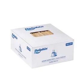 Dolphin 14 cm 1000'li Tahta Karıştırıcı