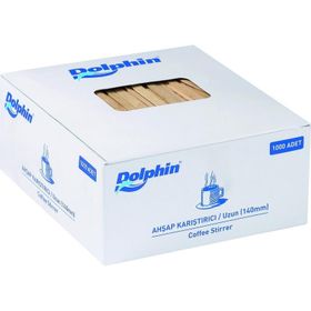 Dolphin 14 cm 1000'li Tahta Karıştırıcı