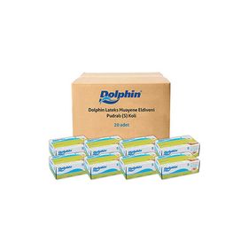 Dolphin 20x100 Adet Pudralı M Beyaz Lateks Eldiven